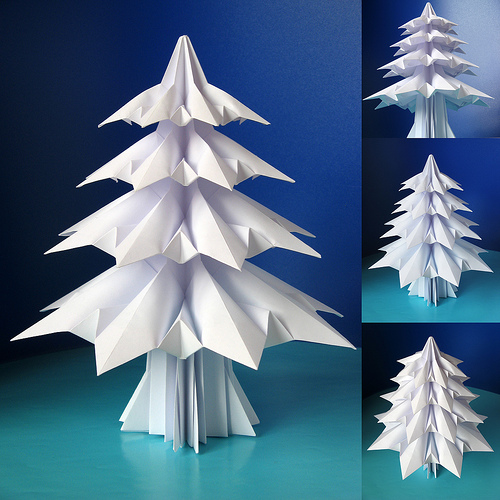 Albero Di Natale Origami.Albero Di Natale Eco Idee Part 2